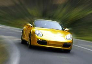 Gold Porsche